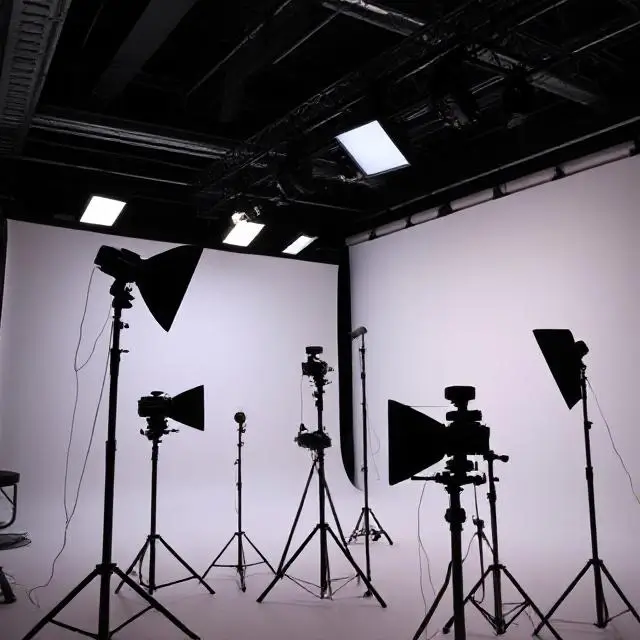 Studio lighting setup
