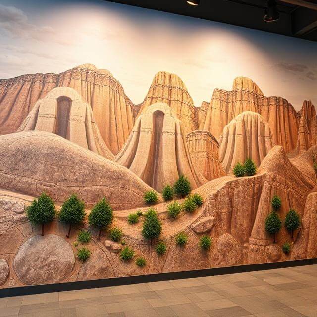 Main cyclorama wall